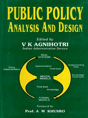 cover image of Public Policy Analysis and Design